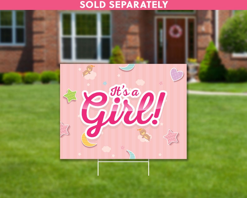 Baby Boy Lawn Signs Package Baby Announcement Lawn Etsy