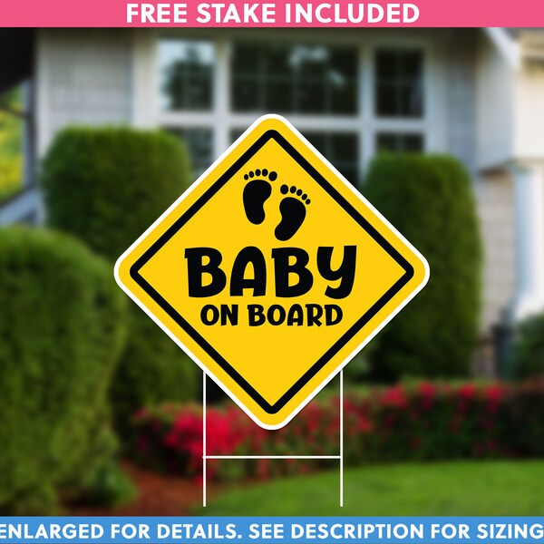Baby Shower Yard Sign Etsy
