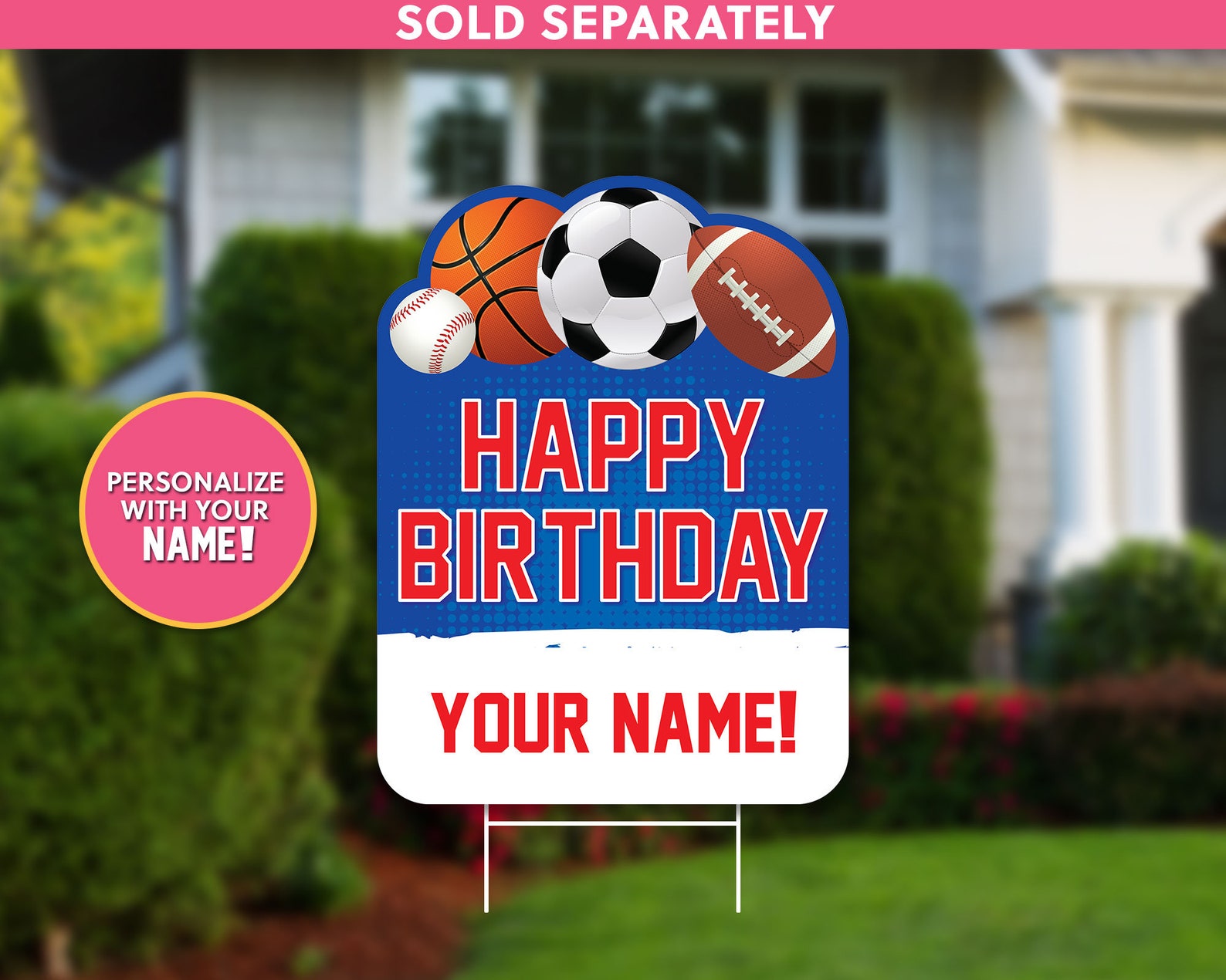 All Star Sports Lawn Signs Package All Star Yard Sign Etsy