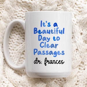 Gift For ENT Doctor, ENT Doctor Mug, Otolaryngologist Mug, Otolaryngologist Mug, Physician Mug, Nurse Mug, Med School Mug, Personalized Mug