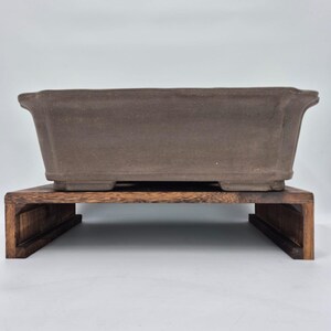 Bonsai Pot Rectangular 52 x 38 x 15.5cm Brown Ceramic