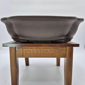Bonsai Schale Oval 40 x 32 x 11 cm Braun