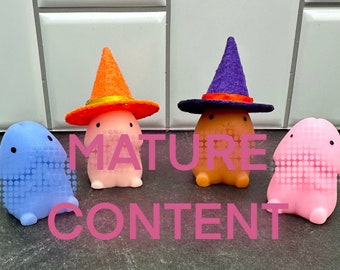 Bachelorette Lil Squishy with Witch Hat for Halloween Bachelorette Party Favor