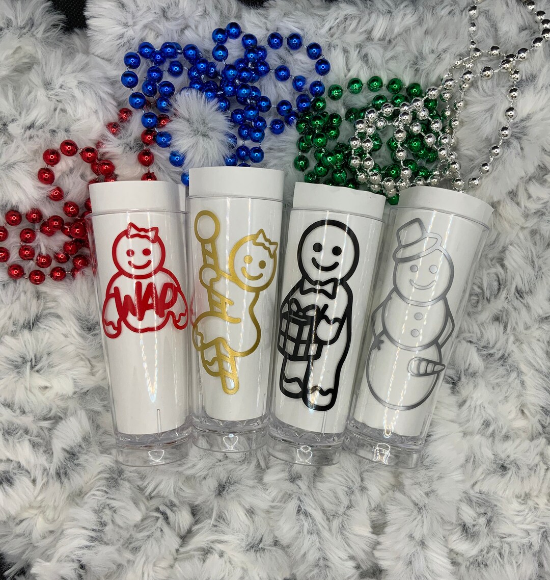 Holiday Shot Glasses Necklace Shot Glasses, Great for Christmas Parties
