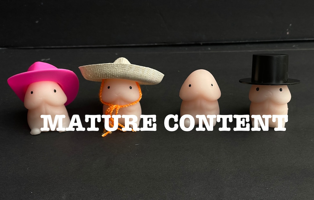 Adorable Squishy Penis Stress Toy Squishy With Hat Bachelorette