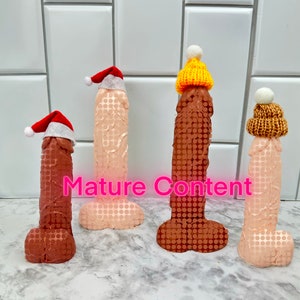 Winter Hat Naughty Shaped Soaps! Chilly Willy Soap perfect for Dirty Santa Gift or Christmas Gag Gift