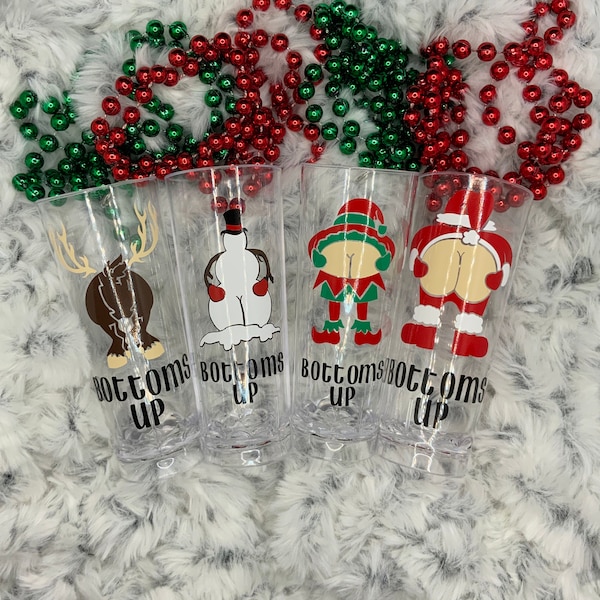 Holiday Shot Glasses! Necklace Shot Glasses, Great for Christmas Parties!