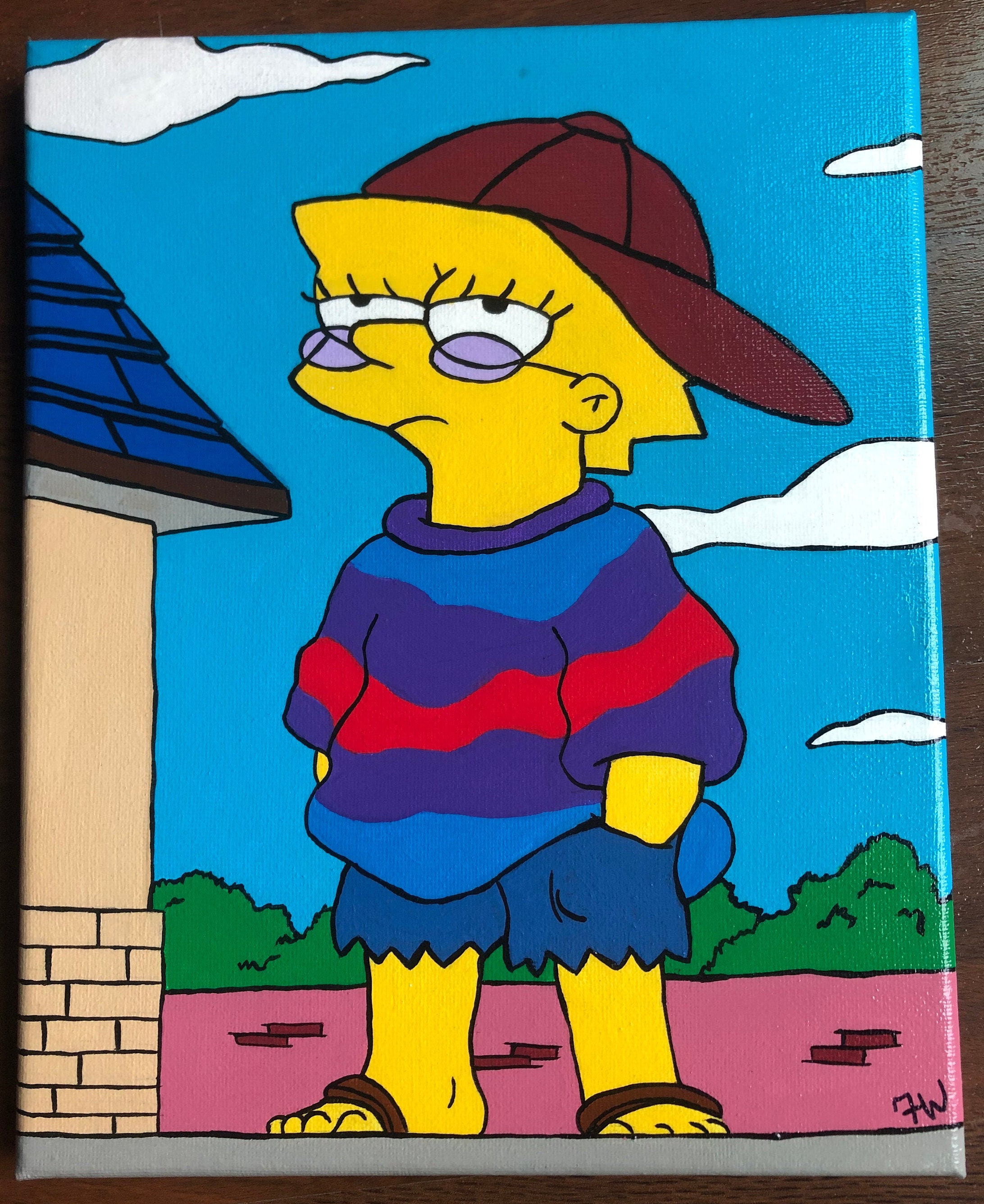 Como Desenhar a Lisa Simpson Hippie 