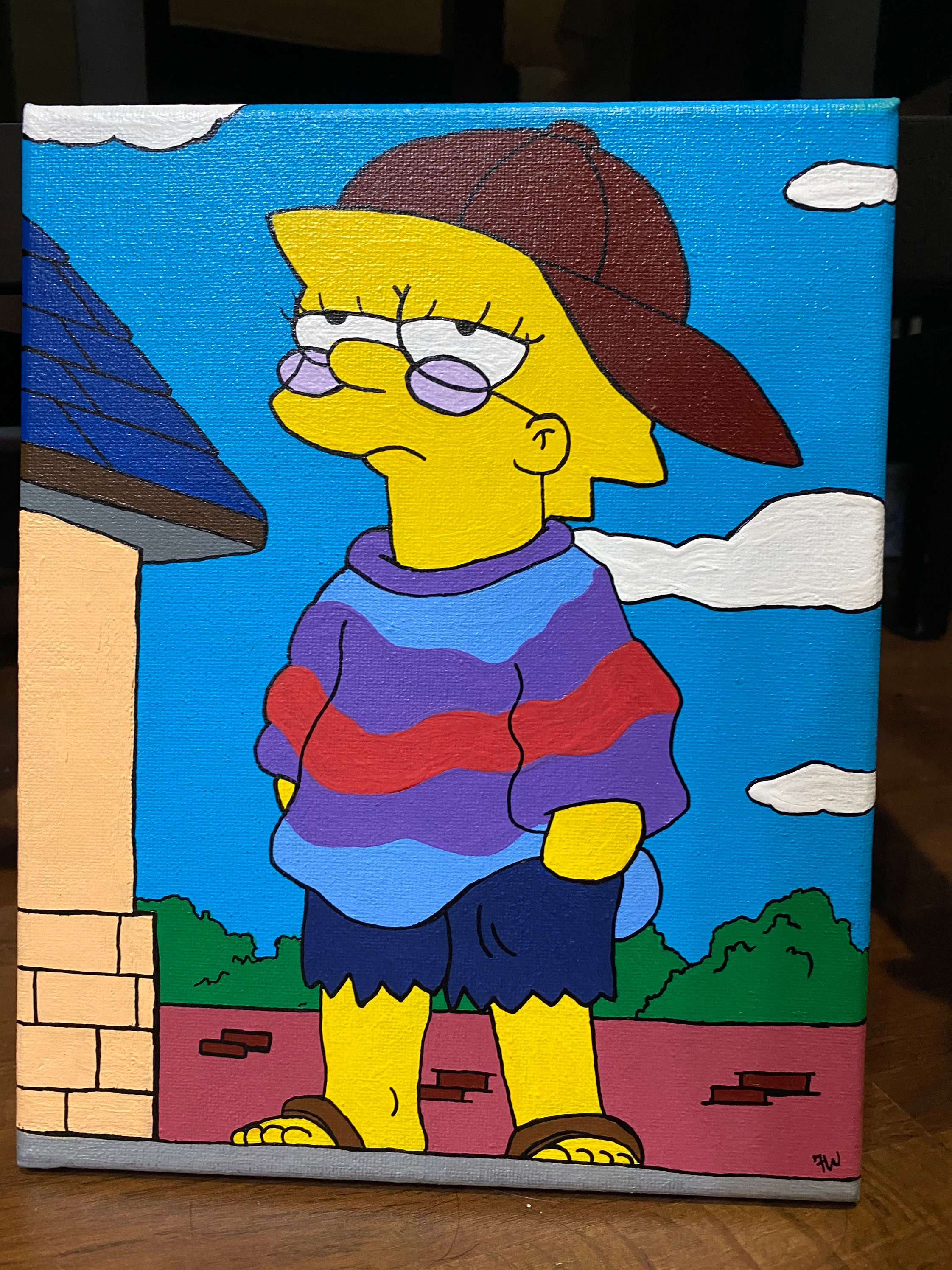 Como Desenhar a Lisa Simpson Hippie 