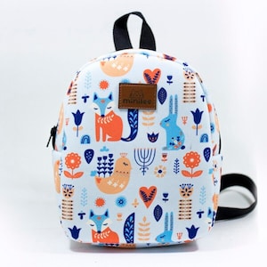 Cute Fox Backpack, Kids&#39; Backpack, Kindergarden backpack, Minos backpack