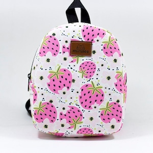 Strawberry Garden, Kids&#39; Backpack, Kindergarden backpack, Minos backpack, Strawberry Garden Backpack for Kids.