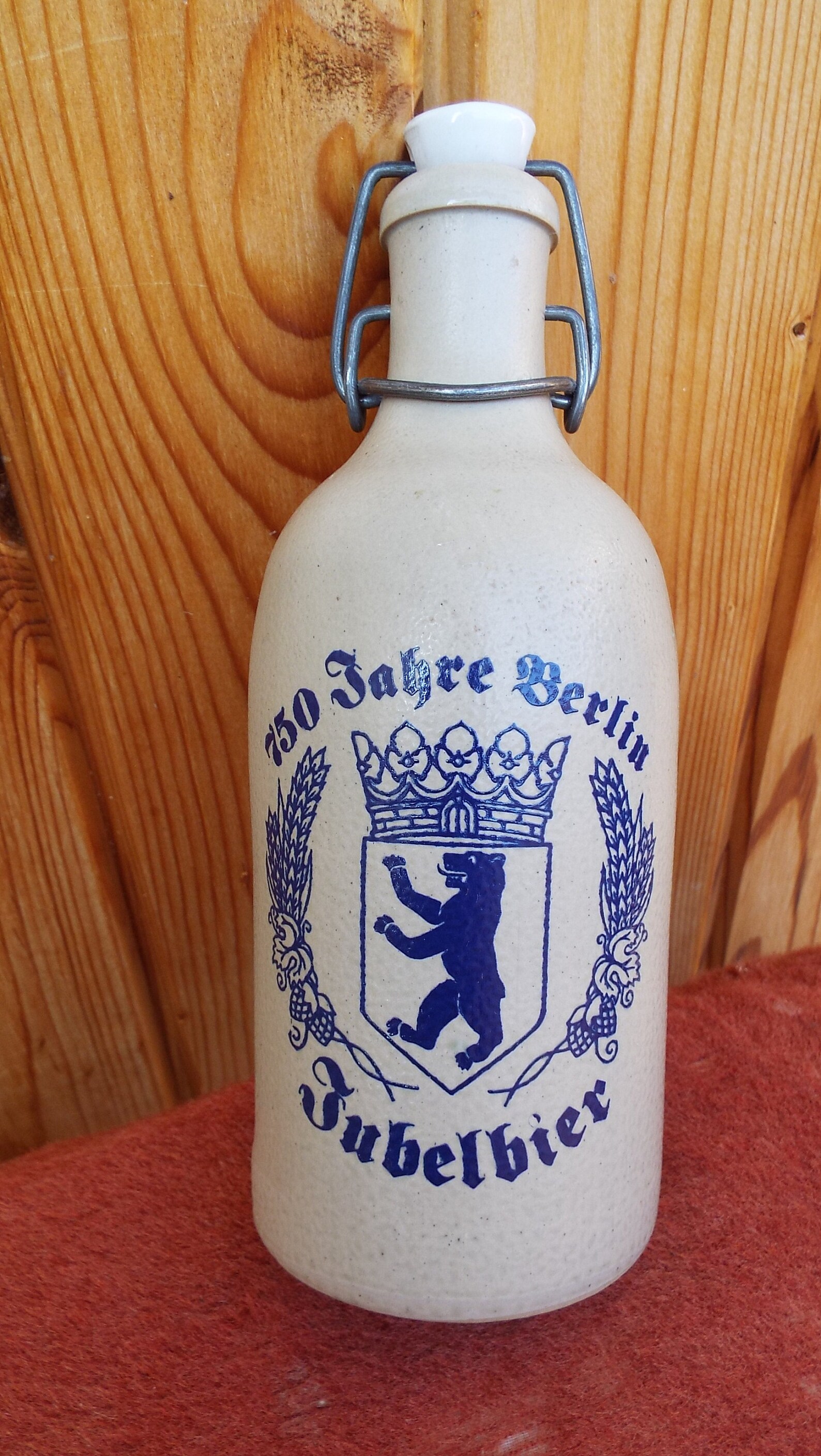Vintage German Beer Bottle Ceramic Beer Bottle Vintage Etsy