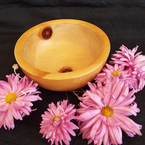 Vintage Decorative bowl, Wooden bowl, Hand Turned Wooden Bowl