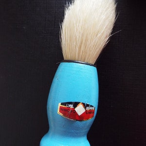 vintage shaving brush with natural hair, old never used shaving brush, made in China in 1970, Shaving accessory Barber tool