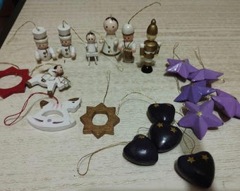 エルツ山地のクリスマスオーナメント：ドイツの木製ホリデー