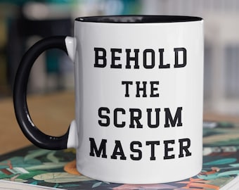 Scrum Master Mug Personalized Developer Gift 11 or 15 oz.
