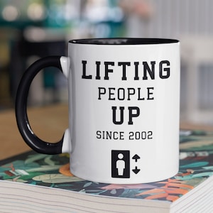 Elevator Mechanic Gift Mug Personalized 11 or 15 oz.