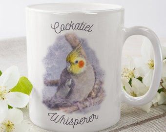 Cockatiel Mug Personalized Gift 11 or 15 oz.