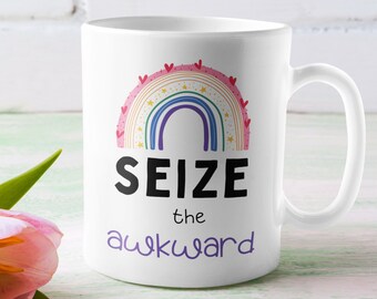 Awkward Mug Gift, Mental Health Cup voor introverte mensen
