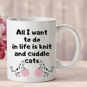 Funny Knitting Mug Gift