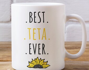Taza Teta de regalo de 11 o 15 onzas