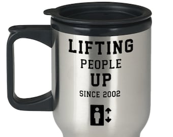 Elevator Mechanic Travel Mug Personalized Gift
