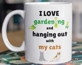Taza de jardinería Regalo personalizado para jardineros 11 o 15 oz.