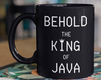 Kubek programisty - Kubek JavaScript, prezent dla programisty - 11 lub 15 uncji.