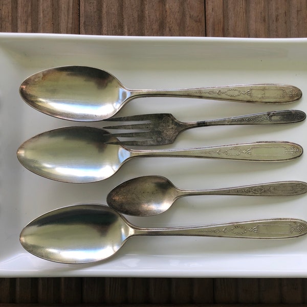 1921 Community Plate "Grosvenor" Silverplate 5 Replacement Pieces