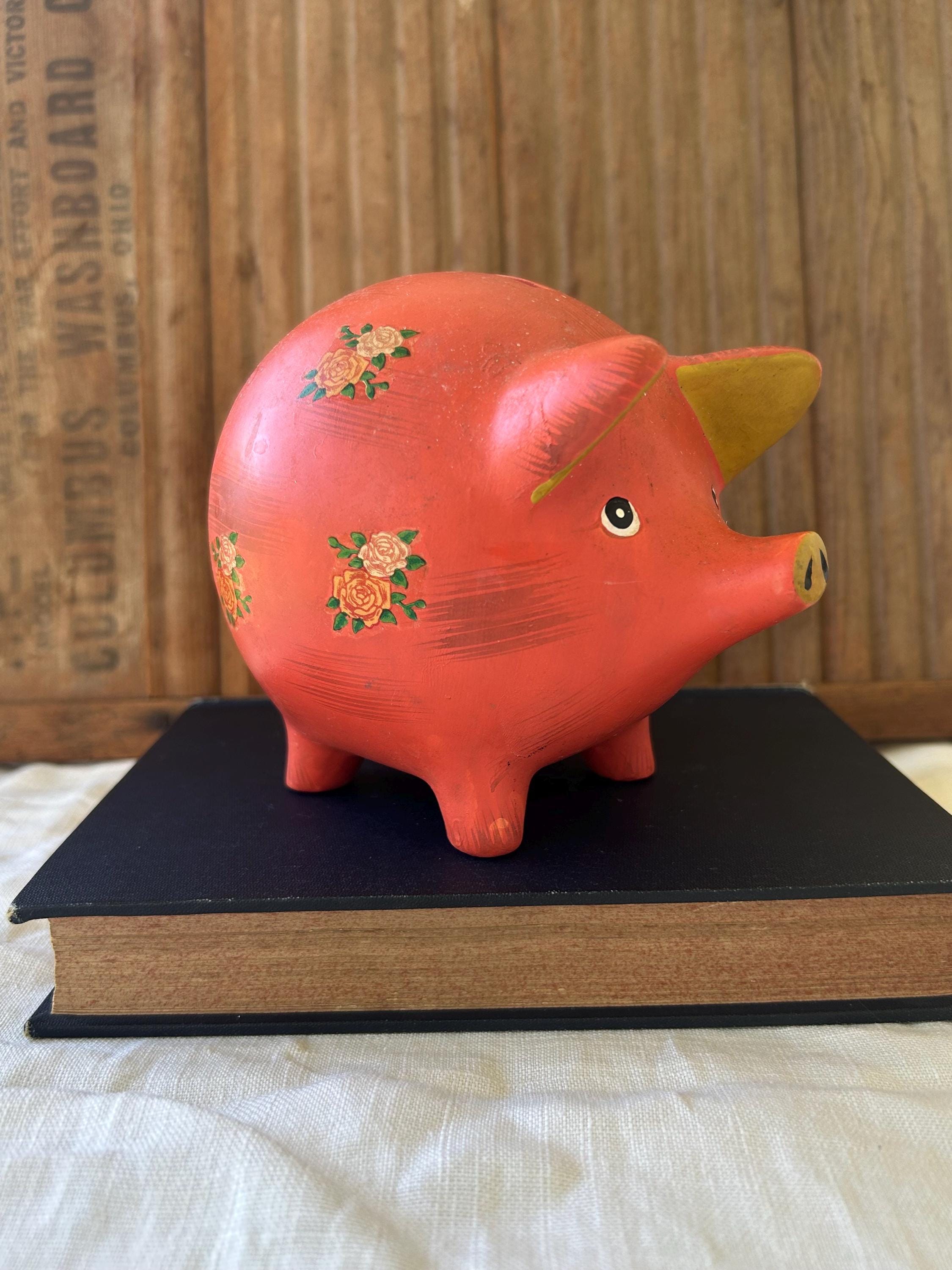 1960s Pottery Pig - Etsy