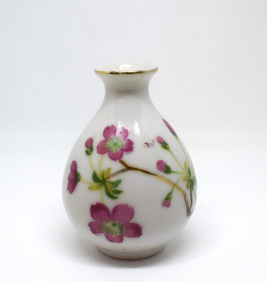 Miniature Japanese Vase Stamped 2.5 Inches Tall Etsy