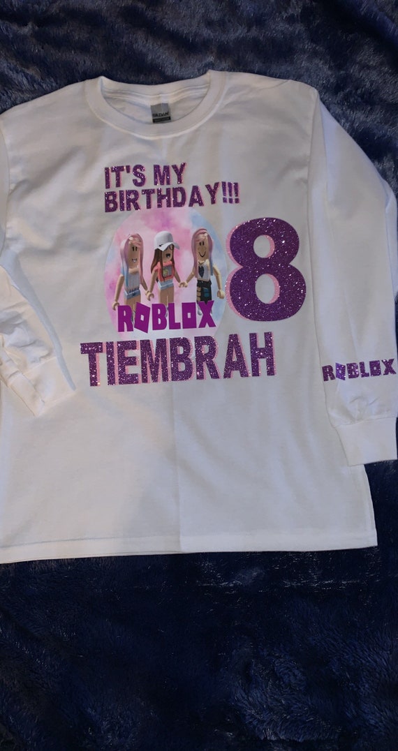 Long Sleeve Roblox Birthday Shirts | Etsy