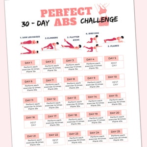 30 Day Ab Challenge 