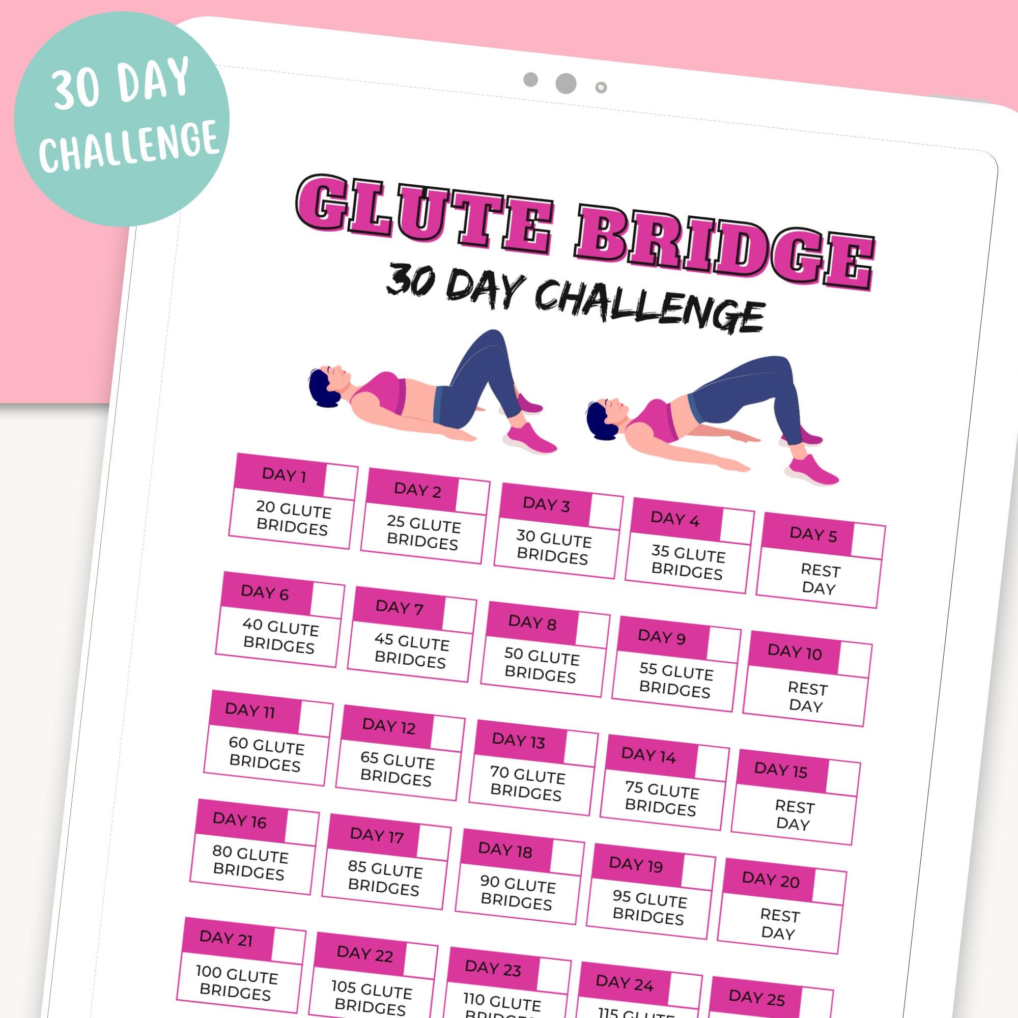 glute bridge challenge