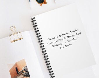 Alexander Hamilton Just You Wait Spiral Notebook Ruled Etsy