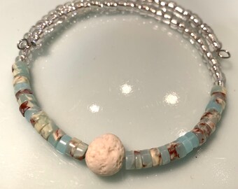 Lava Steen diffuser armband