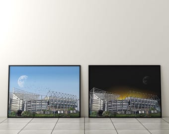 St James Park Prints . Newcastle Art