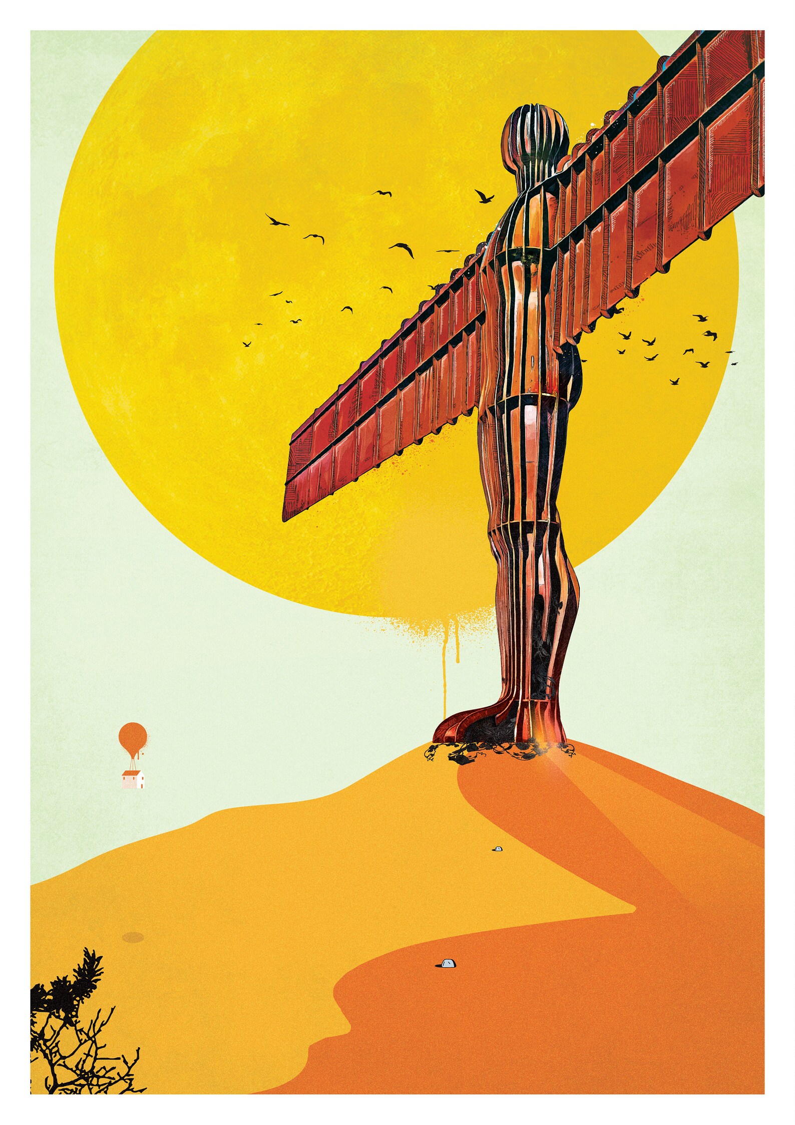 Angel Of The North Graphic Print Newcastle Art Etsy UK angel-of-the-north-graphic-print-newcastle-art-etsy-uk
