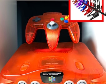 Nintendo 64-displaystandaard met zwevende controllerhouder | N64-consolestandaard | Retro gamingdecoratie | Gamercadeaus