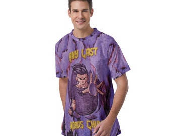 Elke laatste woorden Chump T-shirt, cool anime T-shirt, manga shirt, anime minnaar tee, anime cadeau, anime minnaar, anime kunst shirt, all over print tee