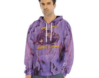 Any Last Words Chump Hoodie, Cool Anime Hoodie, Manga Hoodie, Anime Hoodie, Anime Lover, All Over Print Hoodie, Japanese Inspired Hoodie