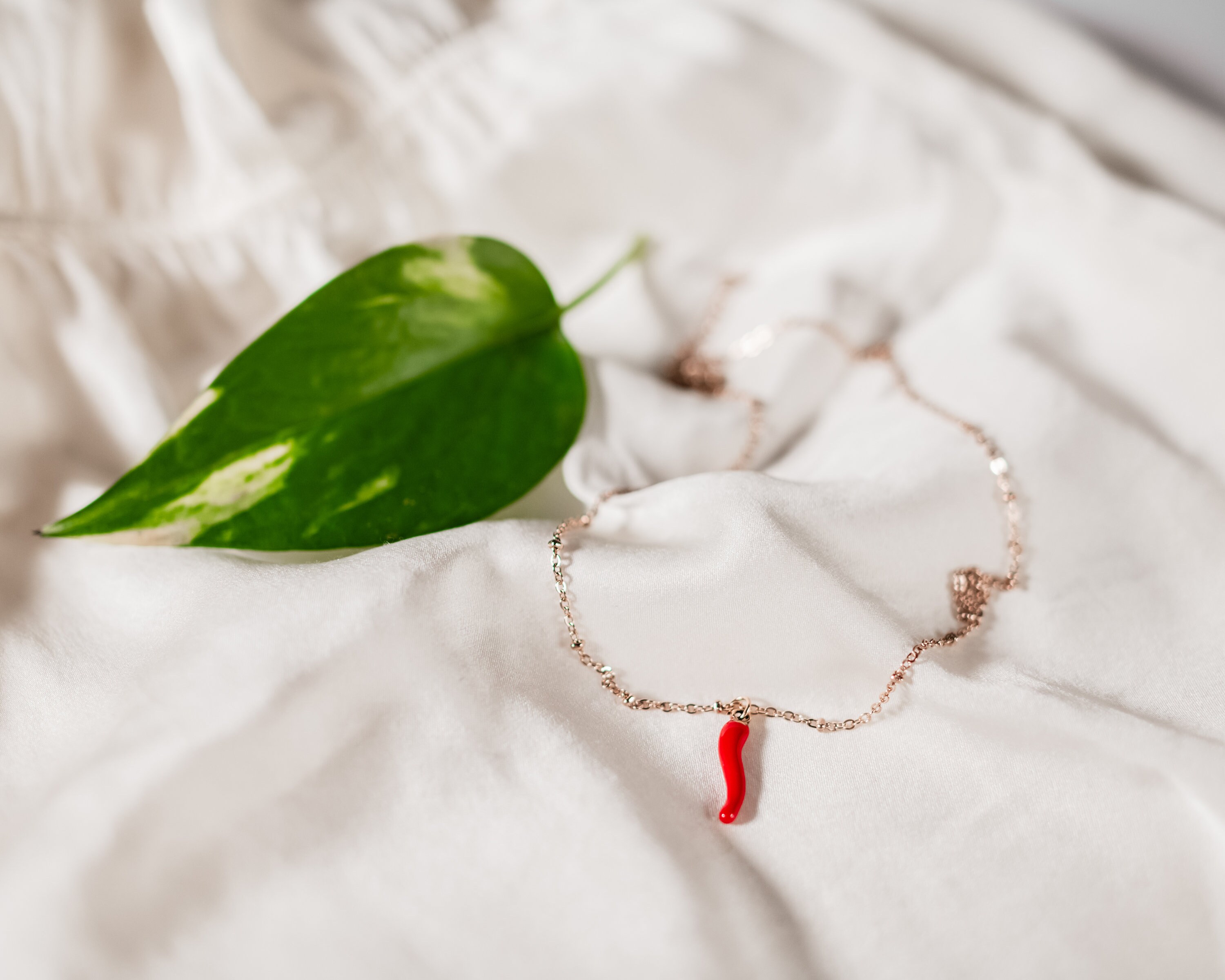 Dainty Italian Horn Necklace Minimalist Amulet Protection Etsy