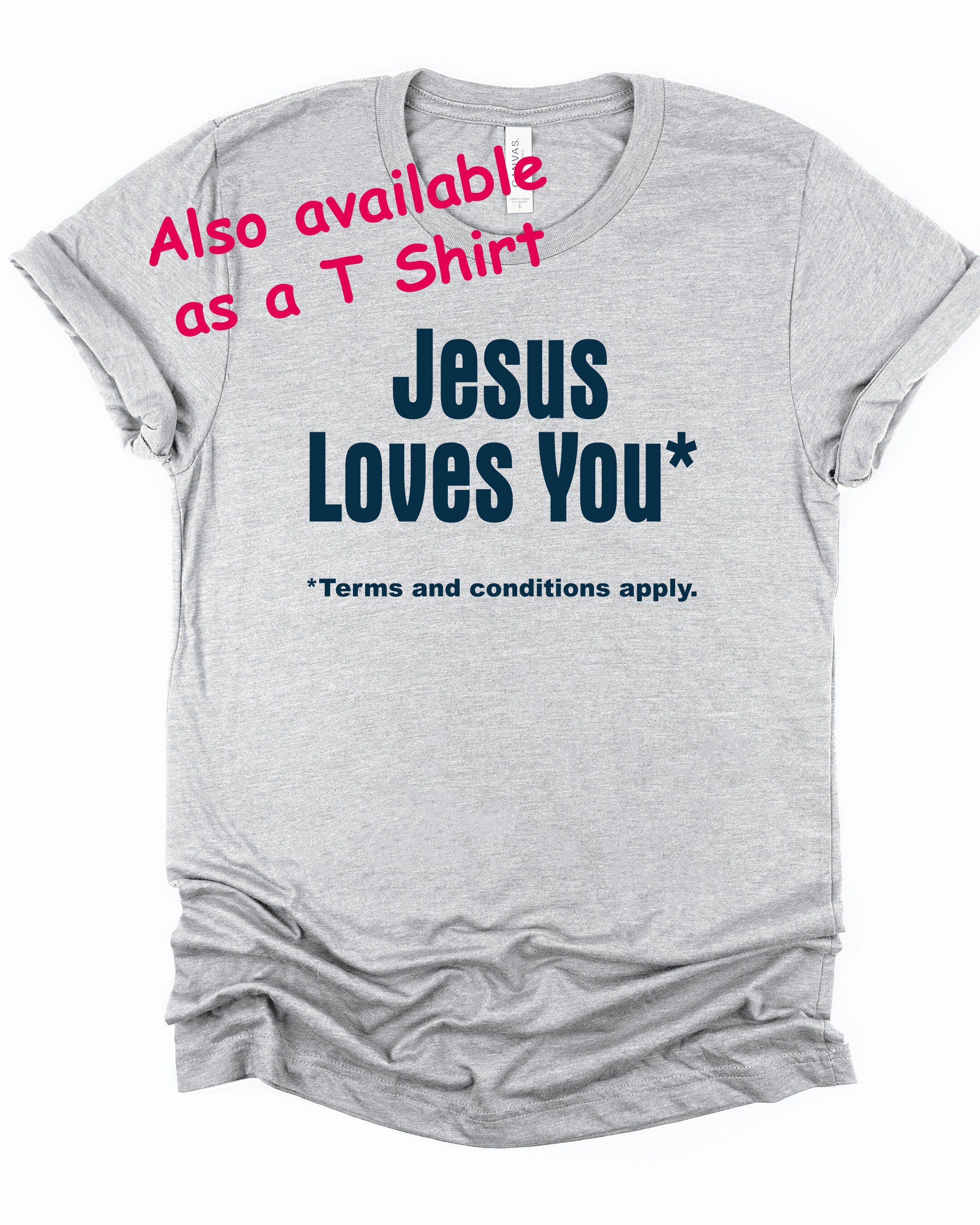 Atheist Sticker Jesus Loves You terms and Conditions Apply - Etsy