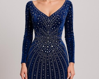 blue iridescent velvet dress Dress Blue Velvet Dress Purple Dress Evening Dress Silk Velvet Dress Prom Dress Ball Gown Dress 40 Mini Dress Outfit swatch:white-black-stripe hand washing and air Size:15 x 34