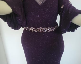 Gorgeous Formal Deep Purple Plus-size Evening Dress
