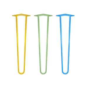 3x Hairpinlegs Classic Design (12mm), table runners, hairpin legs, table frame, coffee table, metal feet