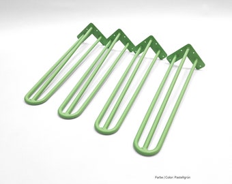 Set of 4 Hairpinlegs 3 Rod (12 mm) - Hairpin Table Legs - Metal Furniture Feet | HPL02