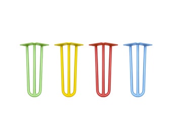 Tischbein - Hairpinleg Haarnadelbein - 3 Stege Handmade | HPL02