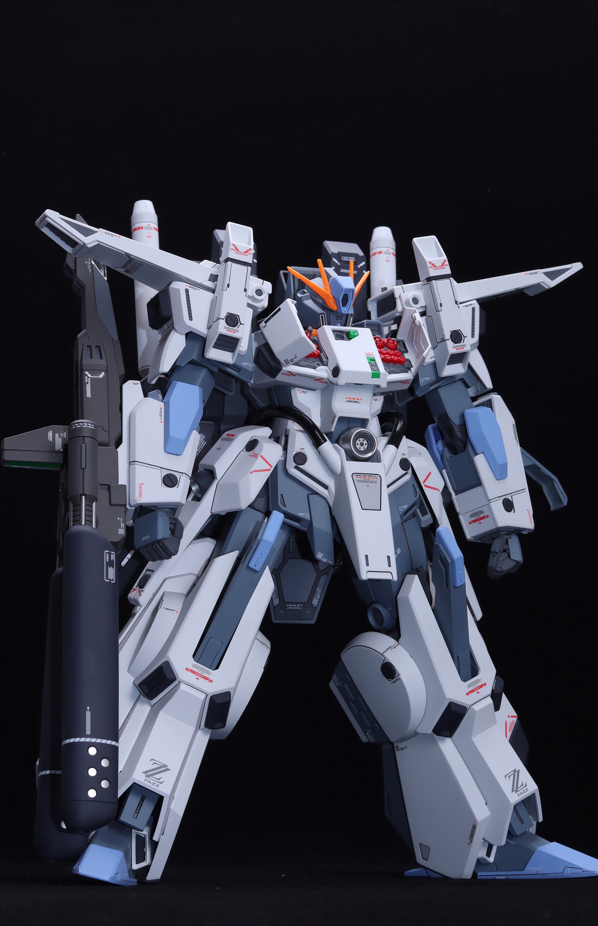 Painted & Built BANDAI MG 1/100 FAZZ Gundam Ver. Ka - Etsy Canada