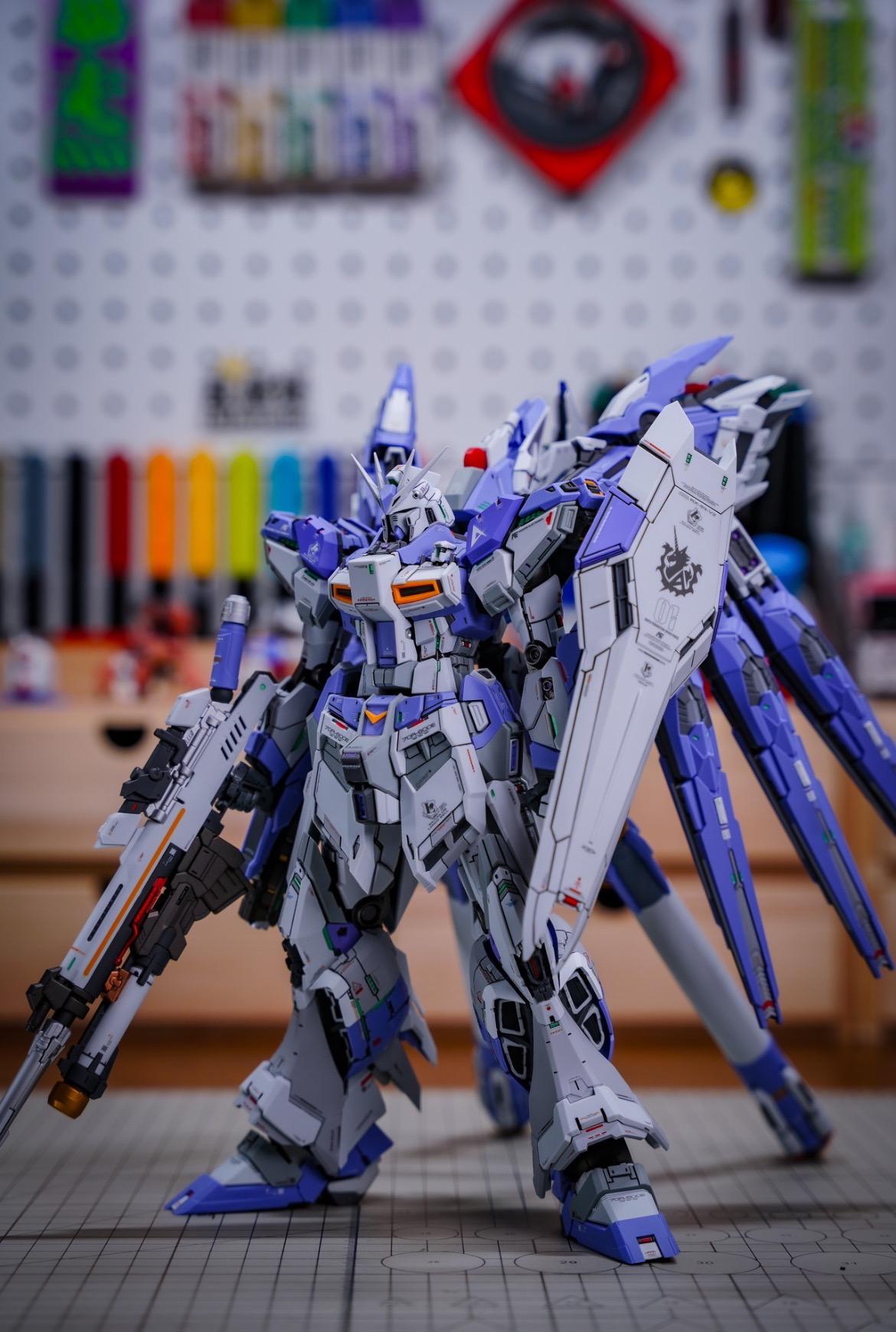 V-tiger Hi-ν Gundam Ver.yjl 1/100 MG Hi-v Painted & Built - Etsy